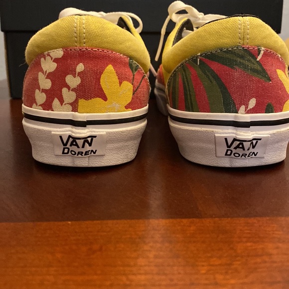 Vans Floral Print Mens 9.5 - Picture 4 of 7